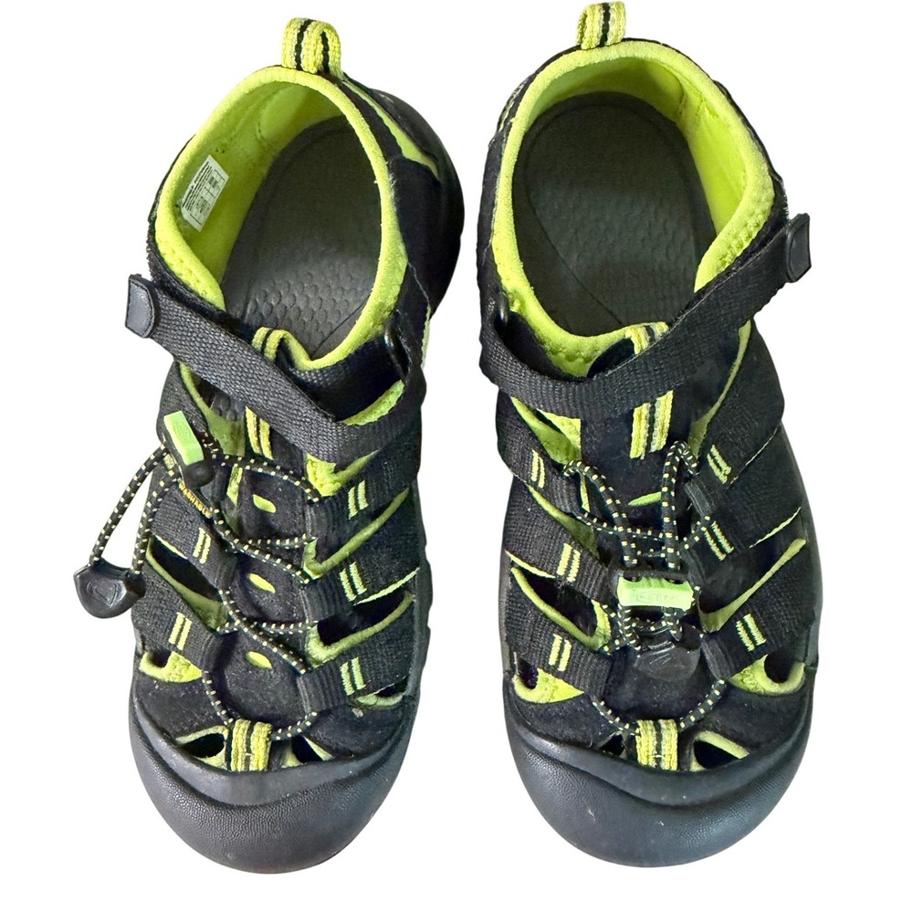 Keen Newport H2 Water Sandals Women Youth SZ 5 Lime Green Outdoor Hiking Trail